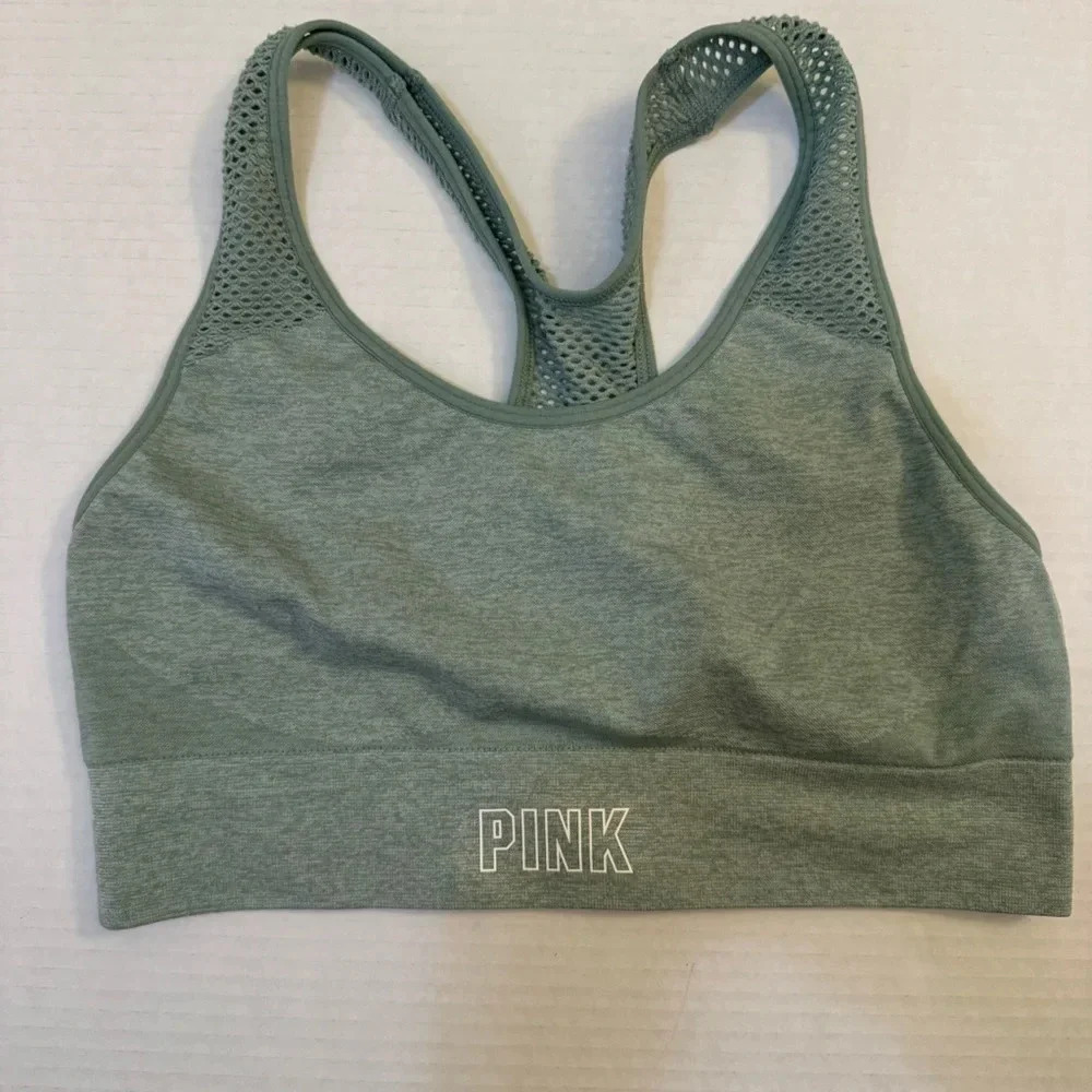 Victoria Secret Pink Sport Green Bra